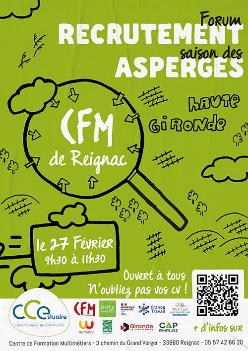 Affiche recrutement asperges 500px